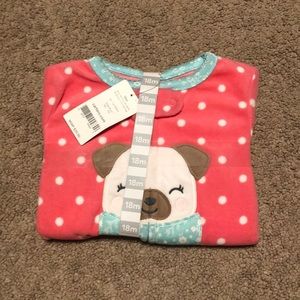 NEW Carter’s Fleece Sleeper Pajamas - Toddler Girl